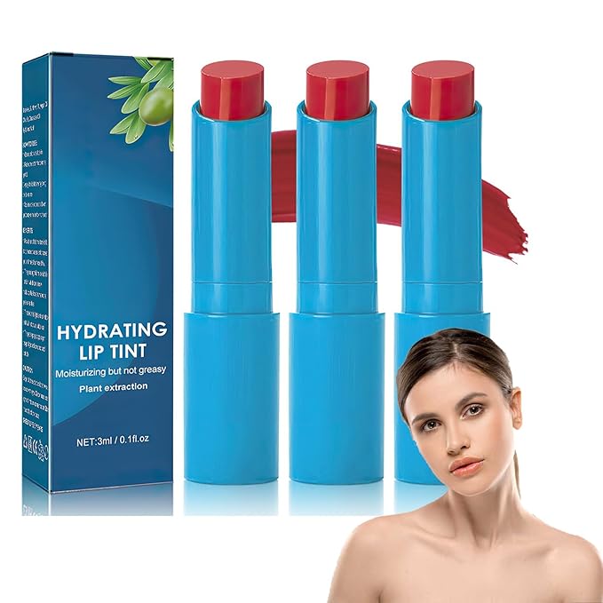 Thrives Lip Tint Hydrating,Strong Moisturizing Effect Tinted Lip Balm Bulk,Sheer Strength Hydrating Lip Tint,Hydrating Lipstick, Nourishing Ingredients Moisture Lip Tint,Non-Sticky All Day Lip Care-Velvo Beauty