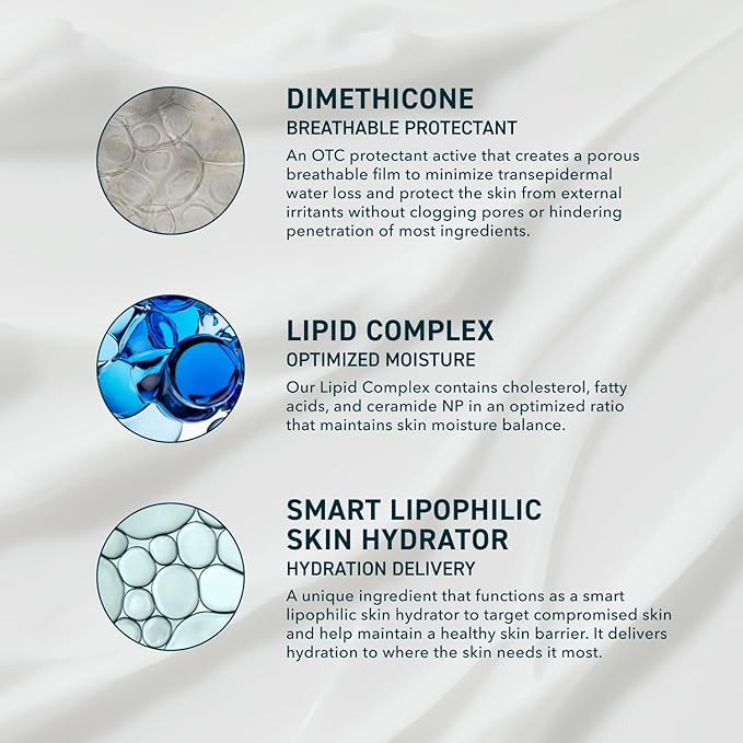 Skin Utility Balm. Advanced Occlusive Face Cream for Dry Skin, Moisturizer for Sensitive Skin. Thick Non-Comedogenic Barrier Protection with Dimethicone and Shea Butter. 1.7oz Tube-Velvo Beauty