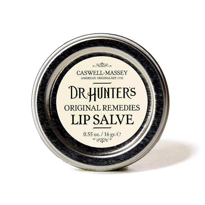 Dr. Hunter’s Lip Salve - All Natural Lip Balm And Moisturizer For Dry, Cracked And Chapped Lips - 0.55 Ounce-Velvo Beauty
