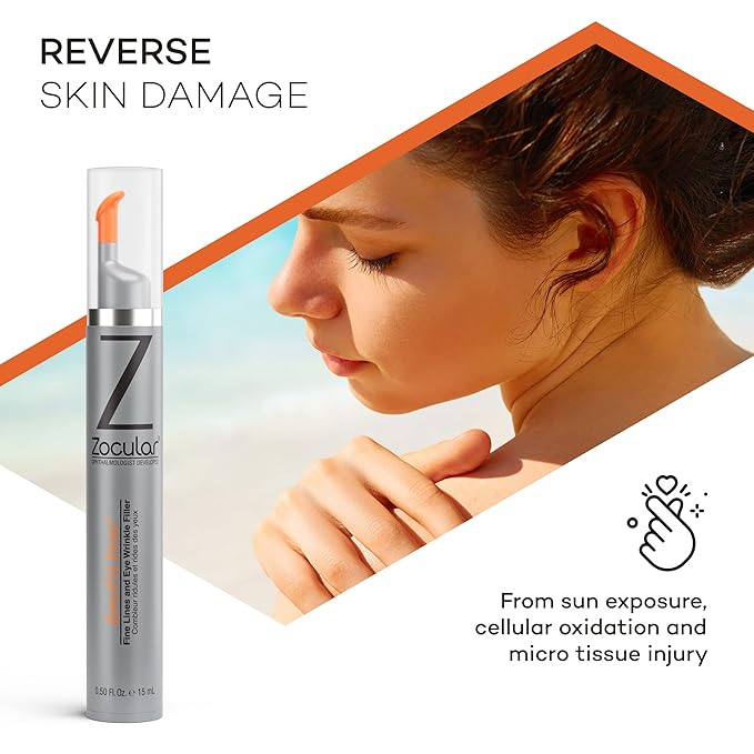 Zocufill Elixir Eye Gel and Face Serum - Eye Bags Treatment for Women and Men - Reduce the Appearance of Dark Circles, Puffy Eyes, Fine Lines and Wrinkles-Velvo Beauty