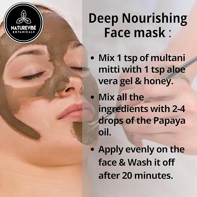 Naturevibe Botanicals Papaya Oil 32 Ounces | 100% Pure and Natural | Great for Skin Care and Hair Care-Velvo Beauty