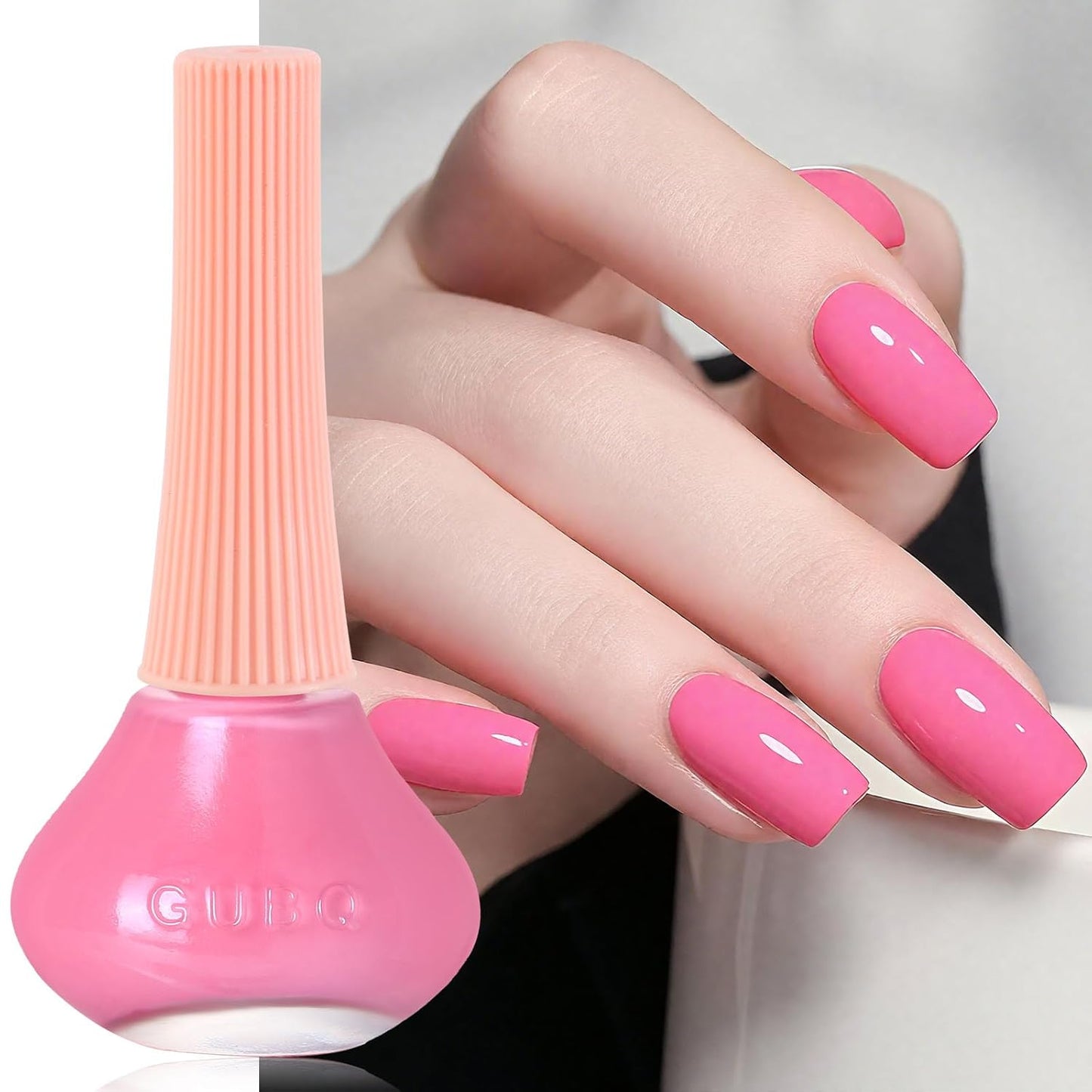 Major Dijit Hot Pink Quick Dry Regular Nail Polish - Nail Art Lacquer, 0.41 Fl Oz-Velvo Beauty