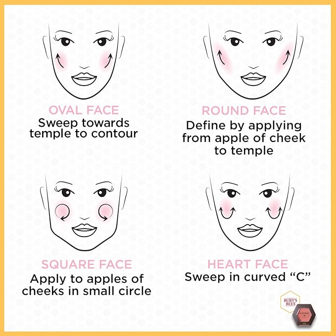 Burt’s Bees 100% Natural Blush with Vitamin E, Bare Peach - 0.19 Ounce-Velvo Beauty