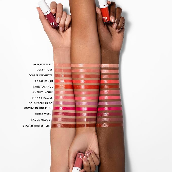 e.l.f. Camo Liquid Blush, Long-lasting Liquid Blush For High-pigment Color, Creates A Soft, Dewy Finish, Vegan & Cruelty-free, Cheeky Lychee-Velvo Beauty