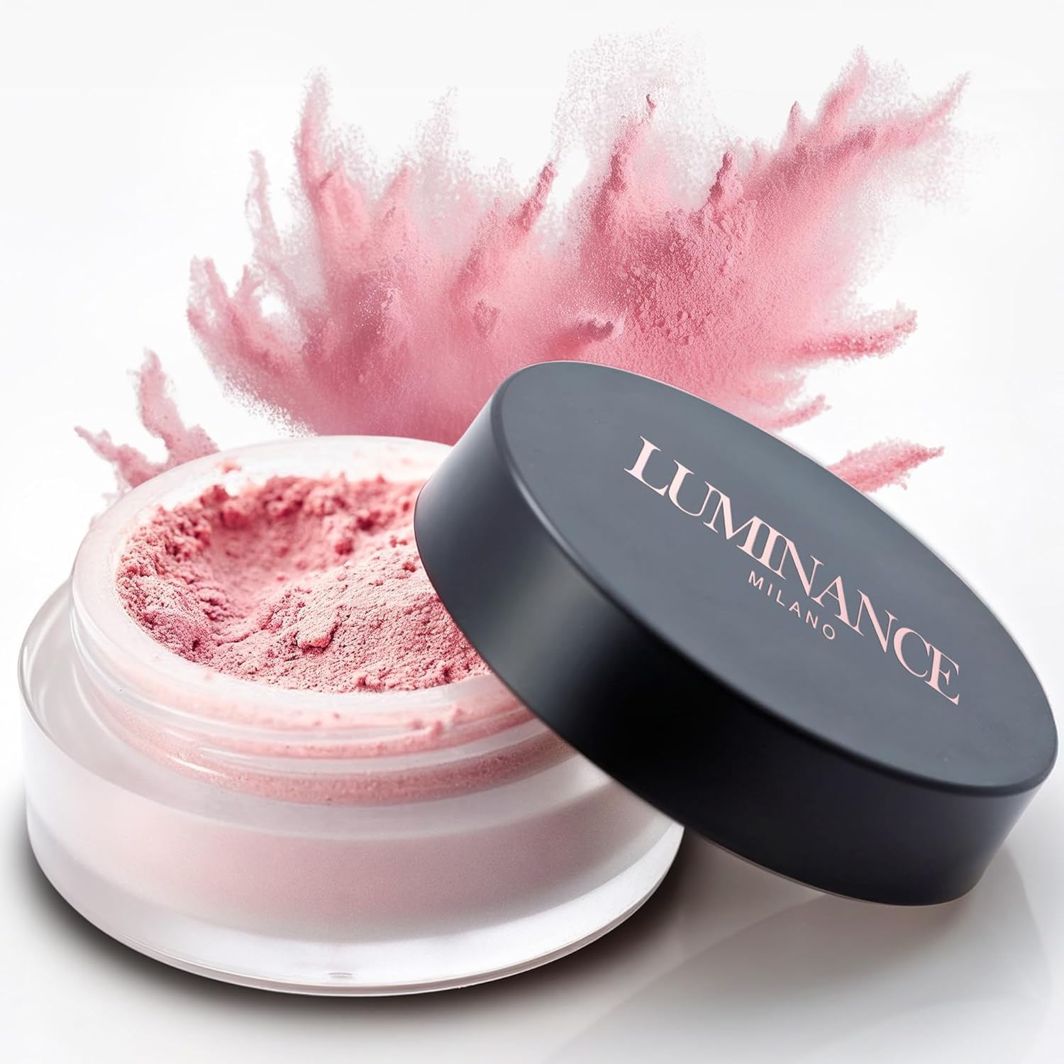 Original Luminance Milano Ultra Pink Powder Setting Powder Makeup – Mineral Loose Face Powder Makeup, Oil Control, Pore-Blurring, Matte Creaseless Baking, Ultra Pink-Velvo Beauty