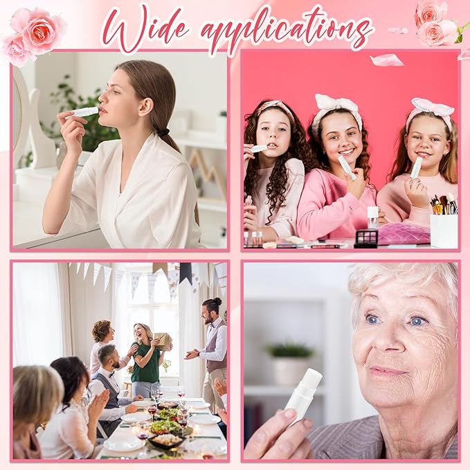 100 Pcs Lip Balm Bulk Heart Shape Lip Balm Jasmine Scented Beeswax Lip Balm Moisturizing Lip Balm Add Your Own Labels for Teacher Baby Shower Coworkers Friend Gift-Velvo Beauty