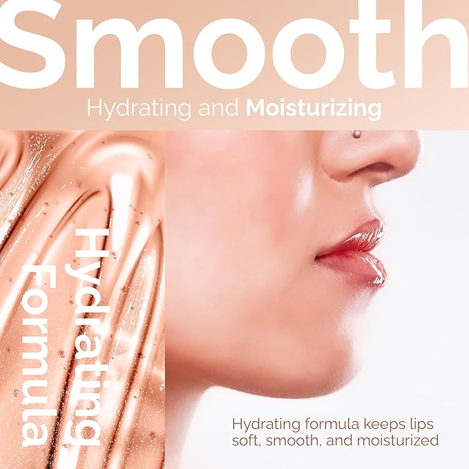 LuxeLip™ Matte Lipstick, Hydrating Non-Sticky Lip Gloss for Luminous Shine & Moisturized Lips, Lightweight, Long-Lasting Glossy Finish, Cruelty-Free Lip Makeup for Women (Champagne Frost, 8ml)-Velvo Beauty