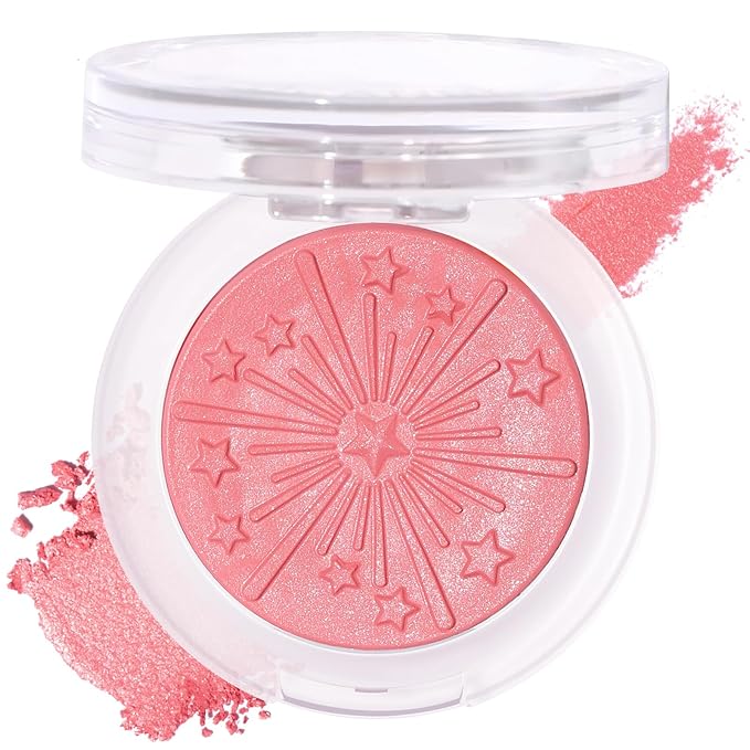 UCANBE Baked Blush for Cheek, Glow Blushing Palette - Seamless Silky Blendable Powder Blush Makeup Palette, Delivering Long Last Natural Ruddy Complexion, 02 Coral-Velvo Beauty