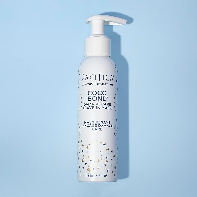 PACIFICA Beauty, Coco Bond Damage Care Leave-In Repair Mask Treatment, Dry & Damaged Hair from Bleach, Color, Chemical Services, Chlorine, & Heat, Coconut, Vegan-Velvo Beauty