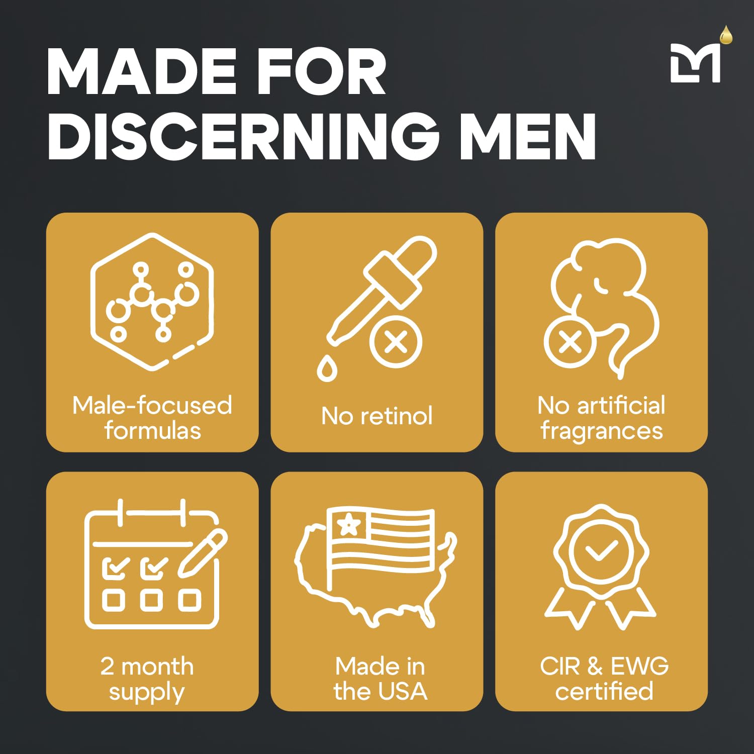 Titan Golden Anti-Aging Mens Skin Care Kit – Wash, Face Serum, Mens Face Moisturizer – Men, Skin Care Set – Dark Spots, Wrinkles, Fine Lines – Vitamin C, Peptides, Niacinamide, HA – Unscented-Velvo Beauty