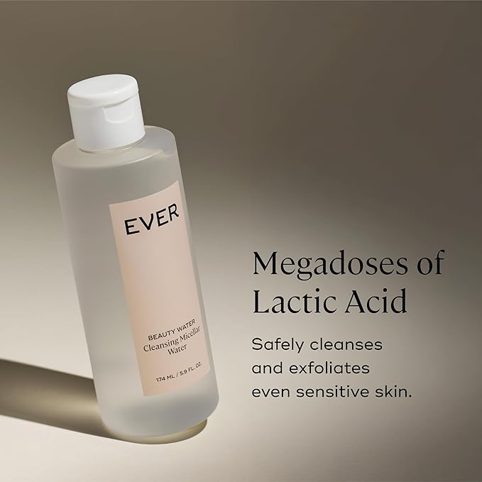 EVER Beauty Water - Cleansing Micellar Water, Eye Makeup Remover, Rose Water Cleanser, Sensitive Skin Water Makeup Remover-Velvo Beauty