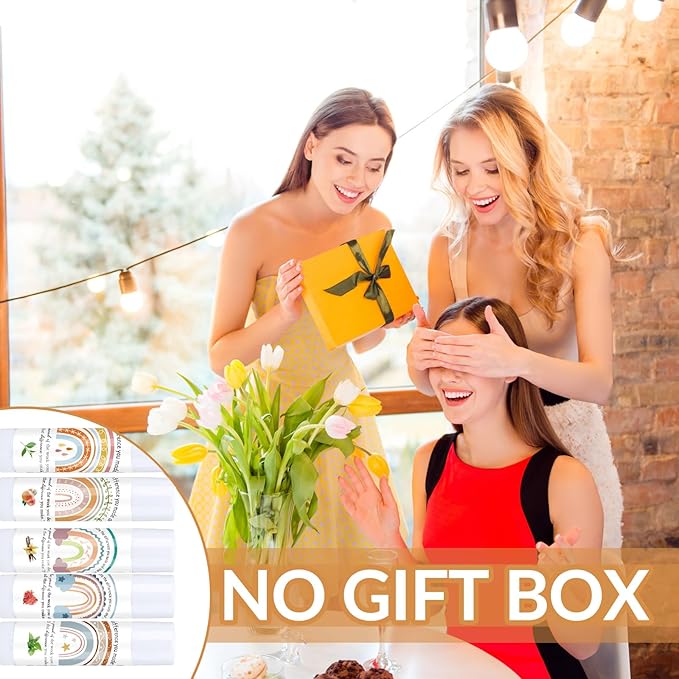 Teacher Appreciation Lip Balm Gifts Rainbow Employee Thank You Gifts for Being Awesome Graduation Party Favor for Teacher Coworkers Women Colleague Staff Friend Volunteer(100 Pcs)-Velvo Beauty