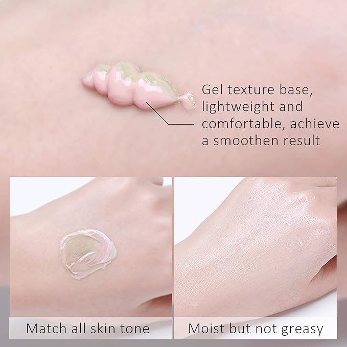 SIAMHOO One Step Face Primer Makeup Tricolor Tinted Moisturizer Skin Tone Correcting and Brightening Primer for Glowing and Flawless Makeup, 35ml - 2pcs-Velvo Beauty