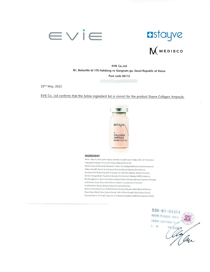 Stayve Collagen Ampoule Kit - 10 Vials-Velvo Beauty