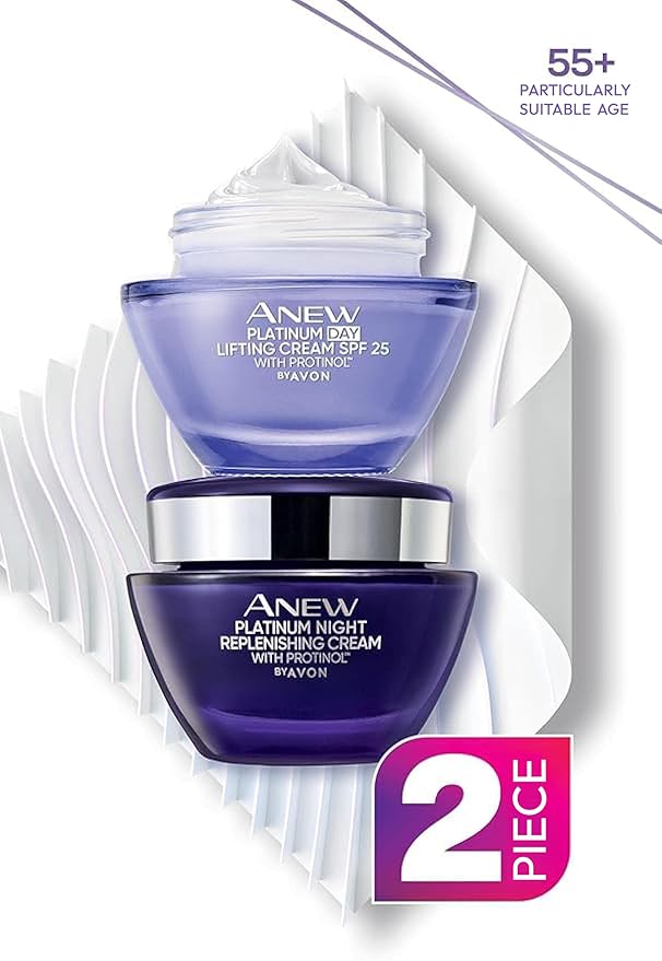Anew Platinum Day(SPF20)&Night Lifting affect Skin Care Set-Velvo Beauty