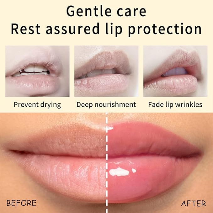 Hydrating Jelly Lipstick,Instantly Hydrating Lip Tint Tinted Moisturizing Lip Balm For Dry Lip,Conditioning & Nourishing Lip Care Moisturizer Fruit Lip Oil Non-sticky Lip Gloss(Tangerine)-Velvo Beauty