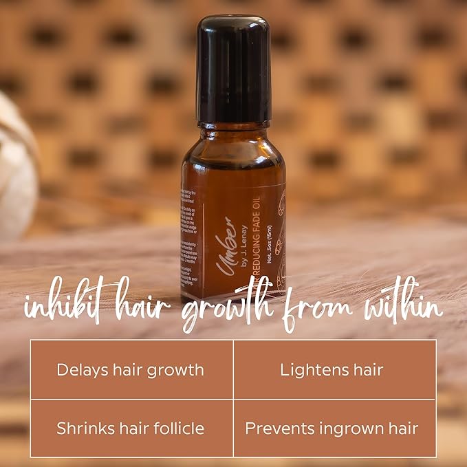 Hair Reducing Fade Oil - Sentive Strength (For sentive skin) Hair Growth Minimizer, Slow Down Facial Hair Growth for Women & Men, Hair Inhibitor Serum, Moisturizing & Soothing, 15ml-Velvo Beauty