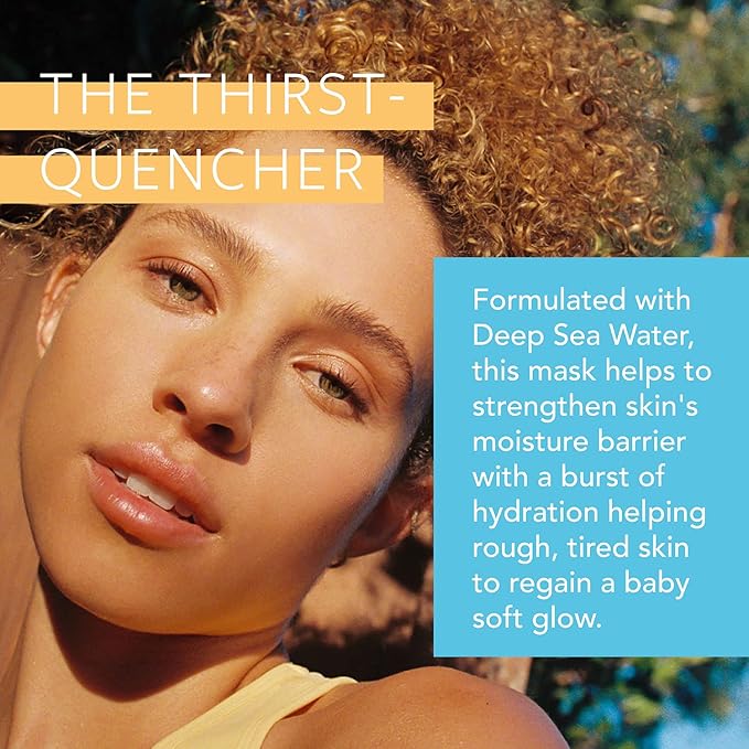 LAPCOS Aqua Sheet Mask, Hydrating Daily Face Mask with Seawater and Plankton Extract to Nourish Skin, Korean Beauty Favorite, 5-Pack-Velvo Beauty