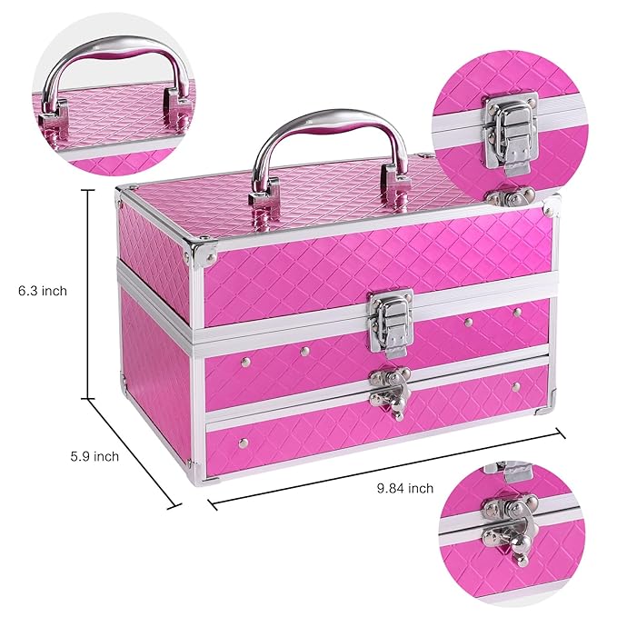 All in One Makeup Gift Set for Women Girls Full Kit, Includes Eyeshadow, Lipstick, Concealer, Highlighter, Eyebrow Powder, Blush, Contour, Lip Liners, Eyeliner, Brushes (Cerise)-Velvo Beauty