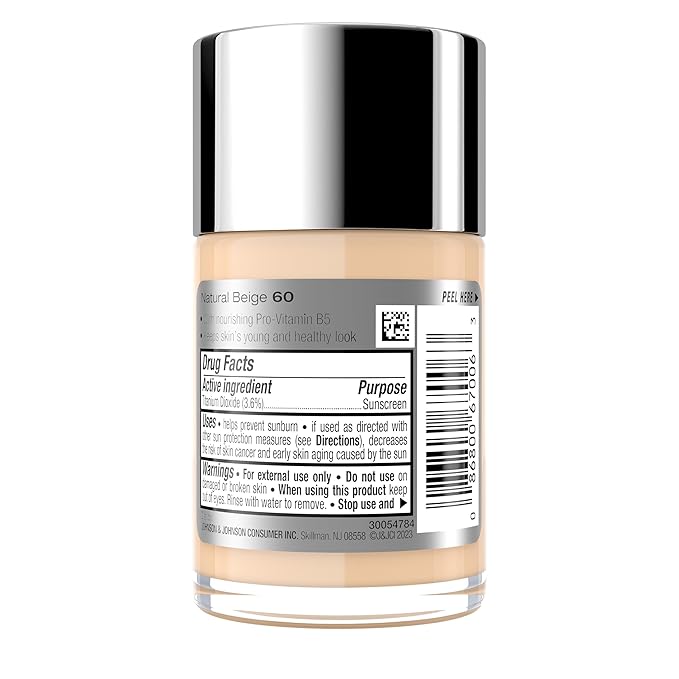 Neutrogena Healthy Skin Liquid Makeup Foundation,Broad Spectrum SPF 20 Sunscreen,Lightweight & Flawless Coverage Foundation with Antioxidant Vitamin E & Feverfew,Natural Beige,1 fl. oz (Pack of 1)-Velvo Beauty