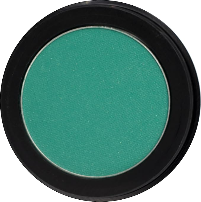 Emerald Green Matte Opaque Pressed Powder Single Vegan Eyeshadow; Talc, Paraben & Cruelty Free-Velvo Beauty