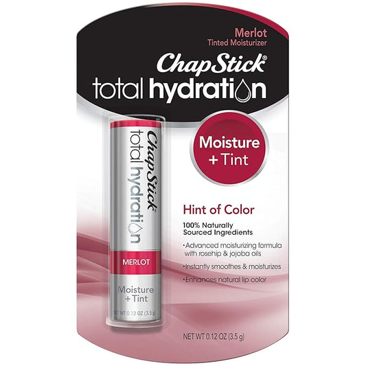 ChapStick Total Hydration Merlot 0.12 oz (Pack of 2)-Velvo Beauty