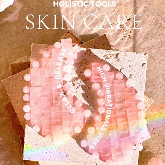 Moon Shape Crystal Clear Quartz Eye Mask, Anti-Aging Hot or Cold Using Stone Eye Mask 100% Natural Beauty Eye Mask (Rose Quartz)-Velvo Beauty