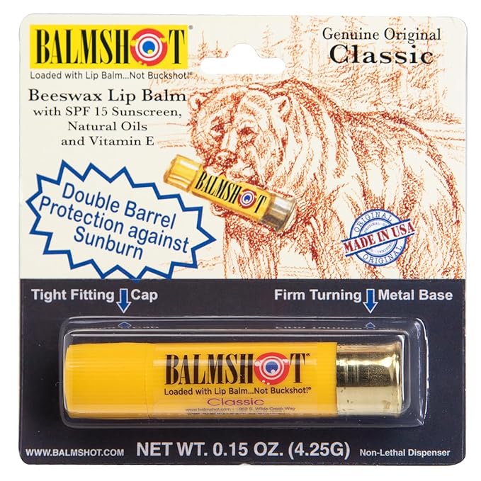 BALMSHOT Lip Balm Two Pack of Classic & Pure Pink-Velvo Beauty