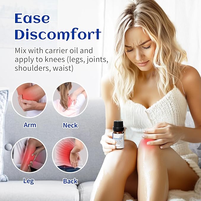 HIQILI 0.33 Fl Oz Frankincense Essential Oil, Relaxing, Skin Care, Camp Atmosphere Creation, Can be Added to Body Lotions, Creams, Aromatherapy Use - 10ml-Velvo Beauty