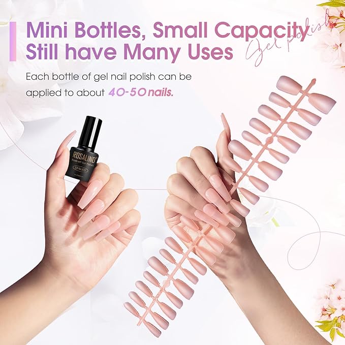 ROSALIND 8PCS Cat Eye Gel Polish with Magnet Stick - Magnetic Cat eye Gel Nail Polish Sparkle Diamond Effect Magic Magnetic Glitter Soak Off Led Nail Art DIY Salon Gifts For Women-Velvo Beauty