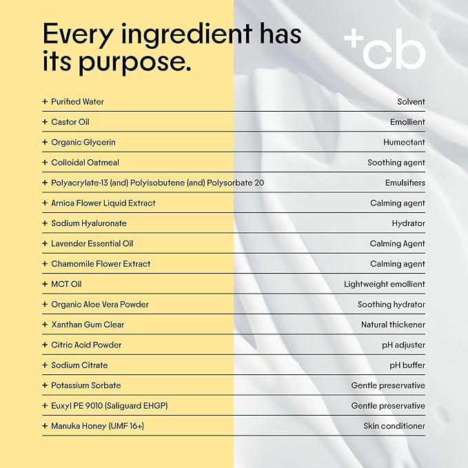 Clearbody Manuka Honey Eczema Cream – Organic Eczema Honey & Collodial Oatmeal Moisturizer for Soothing, eczema, Dry & Itchy Skin – Face & Body Lotion - Plant-Based Formula (2oz)-Velvo Beauty