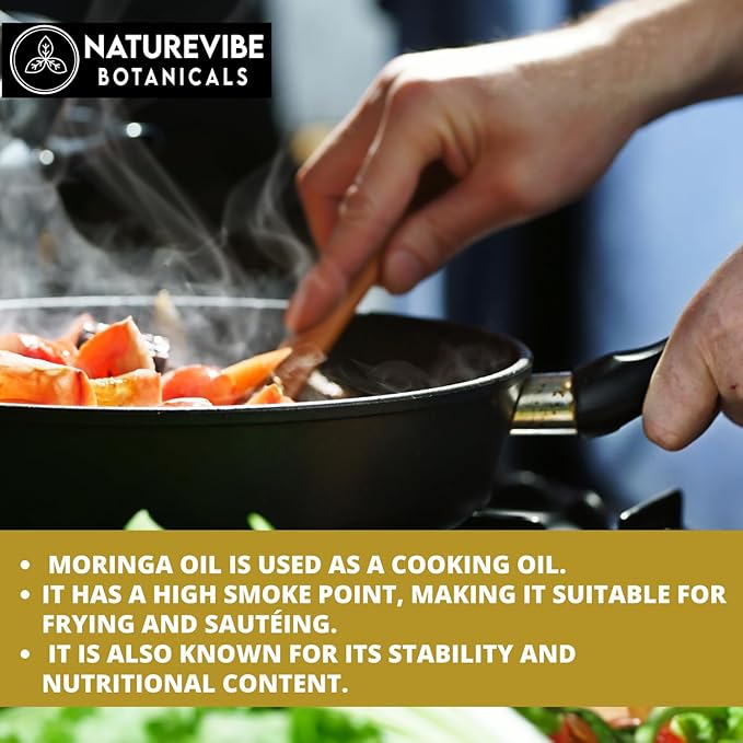 Naturevibe Botanicals Moringa Oil 32 Ounces | 100% Pure and Natural | Great for Skin Care and Hair Care-Velvo Beauty