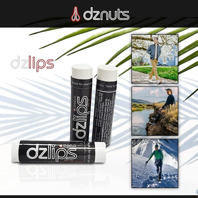 DZ Lips Care - Lip Repair, Protectant, Moisturizing Balm (DZ Lips + Men's Pro Chamois Cream)-Velvo Beauty