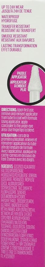 Maybelline New York Super Stay Super Stay Full Coverage, Brightening, Long Lasting, Under-eye Concealer Liquid Makeup Forup to 24H Wear, With Paddle Applicator, Warm Olive, 0.23 fl. oz.-Velvo Beauty