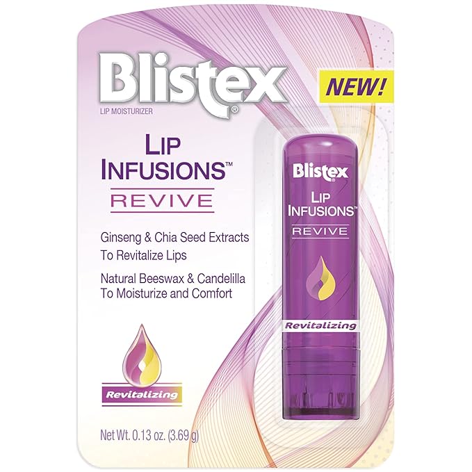 Blistex Lip Infusions Revive Lip Moisturizer 0.13 Ounce-Velvo Beauty