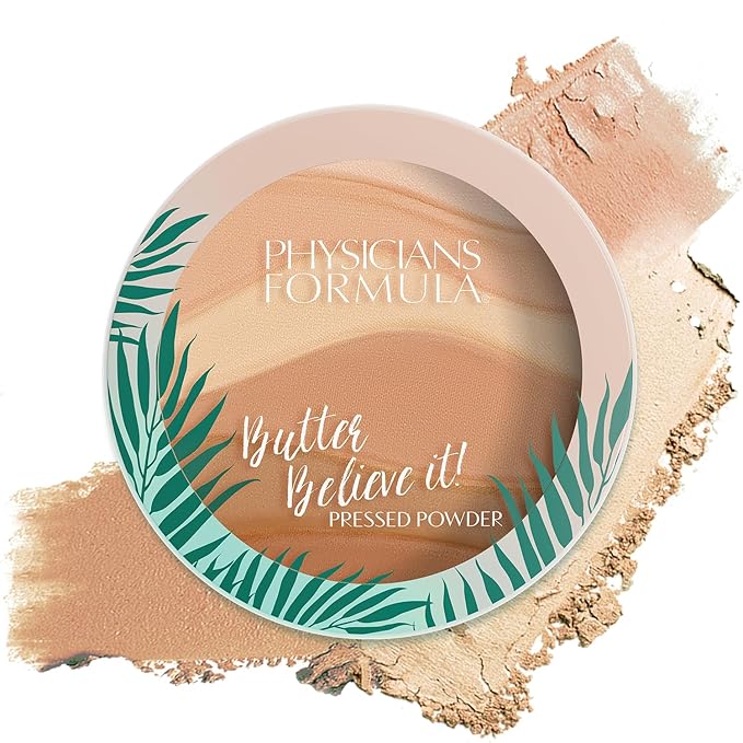 Physicians Formula Murumuru Butter Believe It! Pressed Face Powder, Buildable Coverage with Creamy Finish, Enriched with Amazonian Butters – Creamy Natural-Velvo Beauty