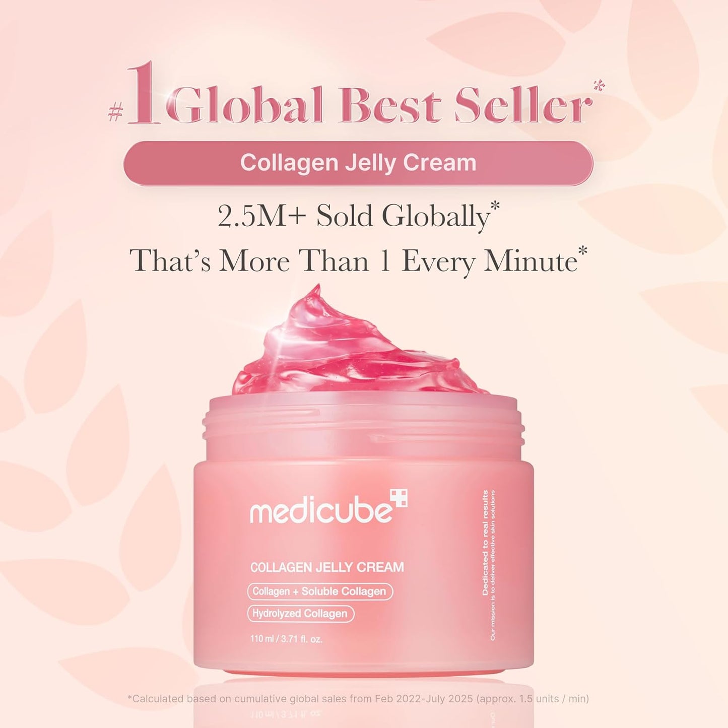 medicube Pink Skincare Set for Glass Glow Skin: Age-R Booster Pro Pink | 6-in-1 Real Glass Glow Beauty Massager and Collagen Jelly Cream- Niacinamide & Freeze-Dried Hydrolyzed Collagen 110ml-Velvo Beauty