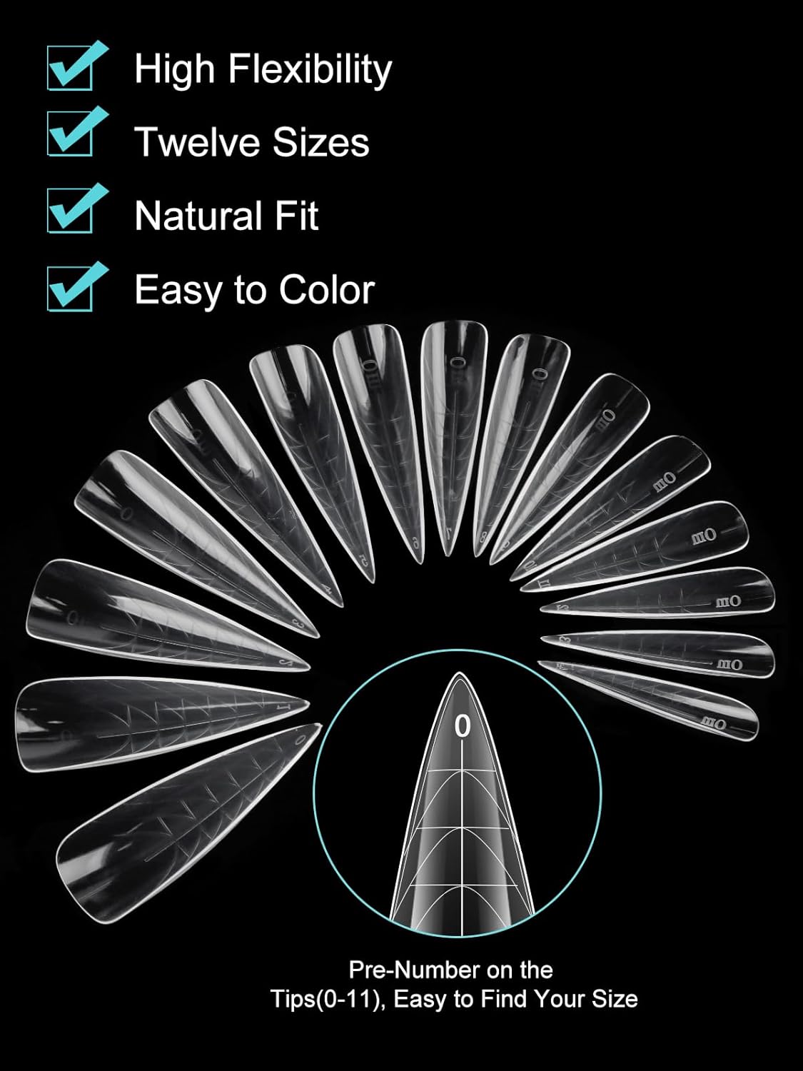 EBANKU Dual Nail Forms for Poly Extension Gel, 450 PCS Pink Nail Forms Reusable Acrylic Nail Molds Sets, 15 Sizes Nail Extension Forms for Builder Gel Manicure Nail Art Design Salon DIY-Velvo Beauty