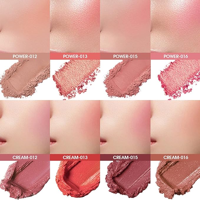 8 Colors Blush Palette, Matte Light Luxury Blush Powder Bright Shimmer Face Blush, Contour and Highlight Blush Palette, Professional Facial Beauty Cosmetic Makeup Blush-Velvo Beauty