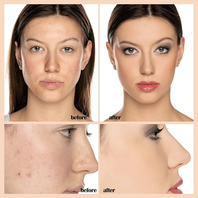 PHOERA Foundation Makeup Naturally Liquid Foundation Full Coverage Mattle Oil-Control Concealer 8 Colors Optional,Great Choice For Gift (#106 Warm Sun,30ml)-Velvo Beauty