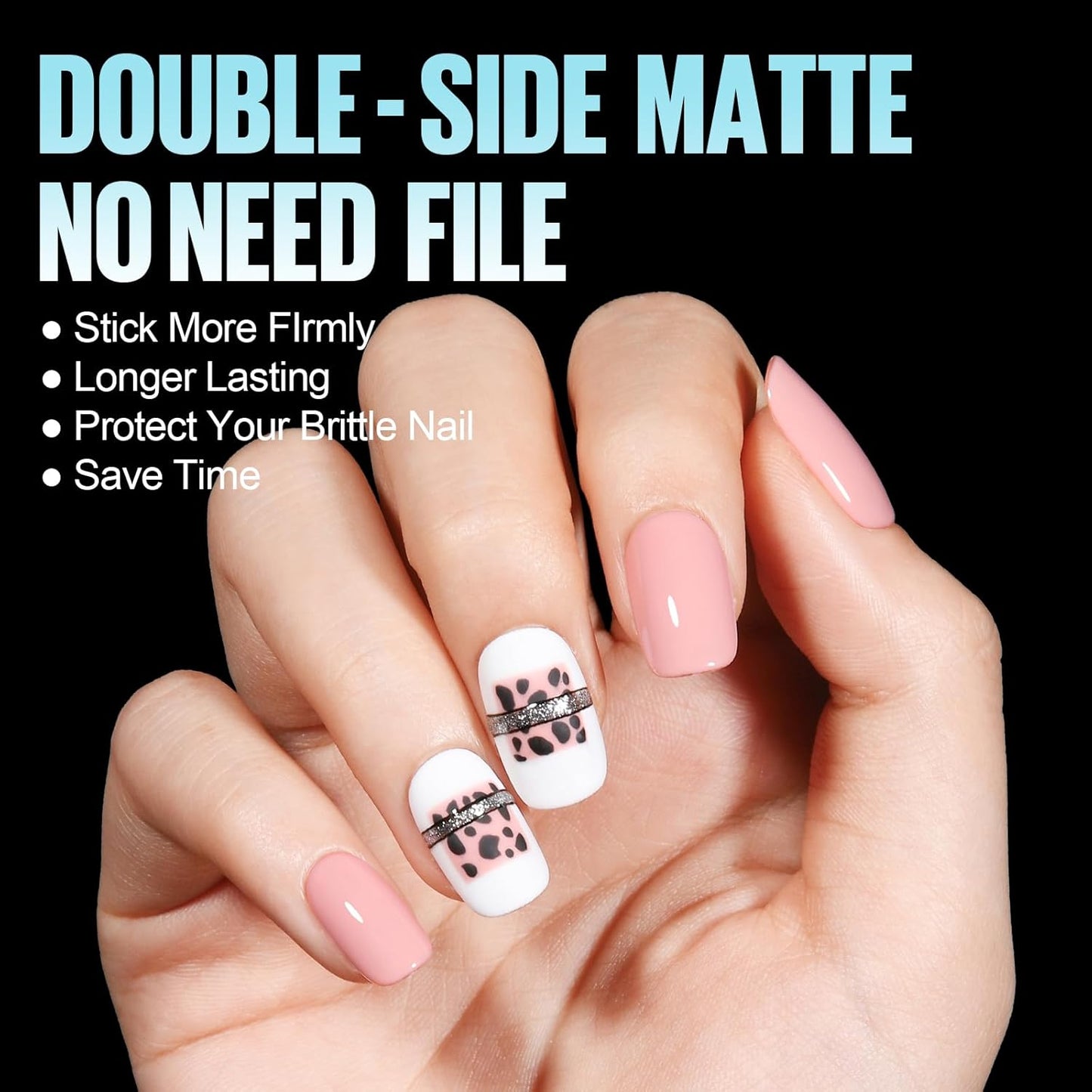 TOMICCA Short Oval Gel Tips, Oval Gel Nail Tips, No File Full Cover Press On Nails, Double Sided Matte Nail Tips, 360Pcs 15 Sizes Professional Nail Salon Manicure at Home for Girls and Women-Velvo Beauty