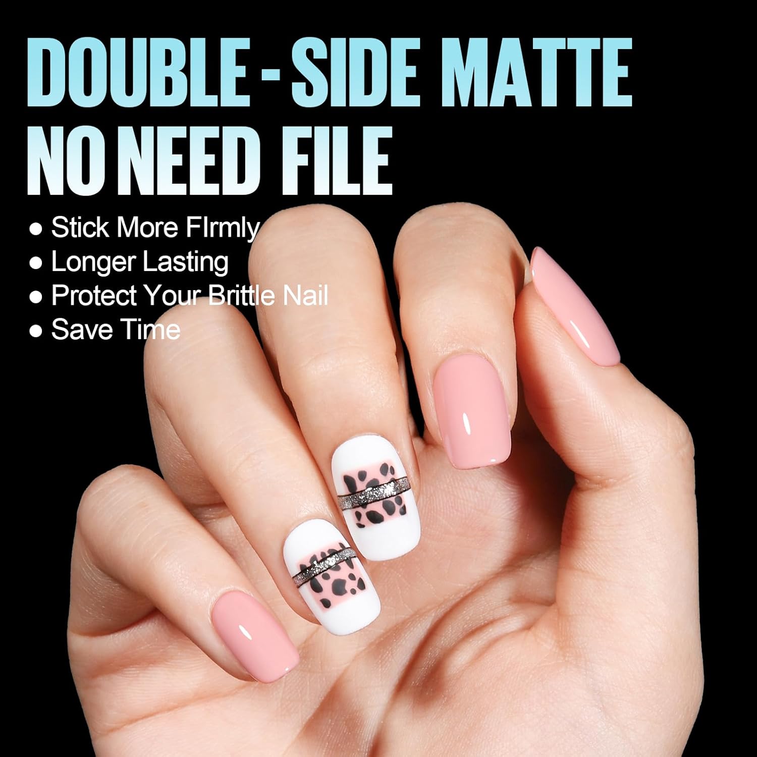 TOMICCA Short Oval Gel Tips, Oval Gel Nail Tips, No File Full Cover Press On Nails, Double Sided Matte Nail Tips, 360Pcs 15 Sizes Professional Nail Salon Manicure at Home for Girls and Women-Velvo Beauty