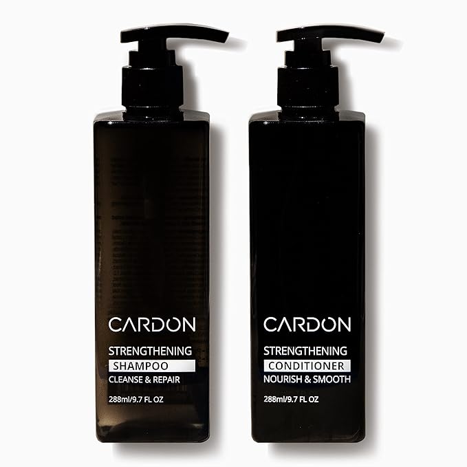 CARDON Hair Growth Set - Strengthening Shampoo and Conditioner for Men, Boost Hair Growth and Prevent Thinning, Korean Haircare for Healthy Scalp and Deep Conditioning (2 Bottles)-Velvo Beauty