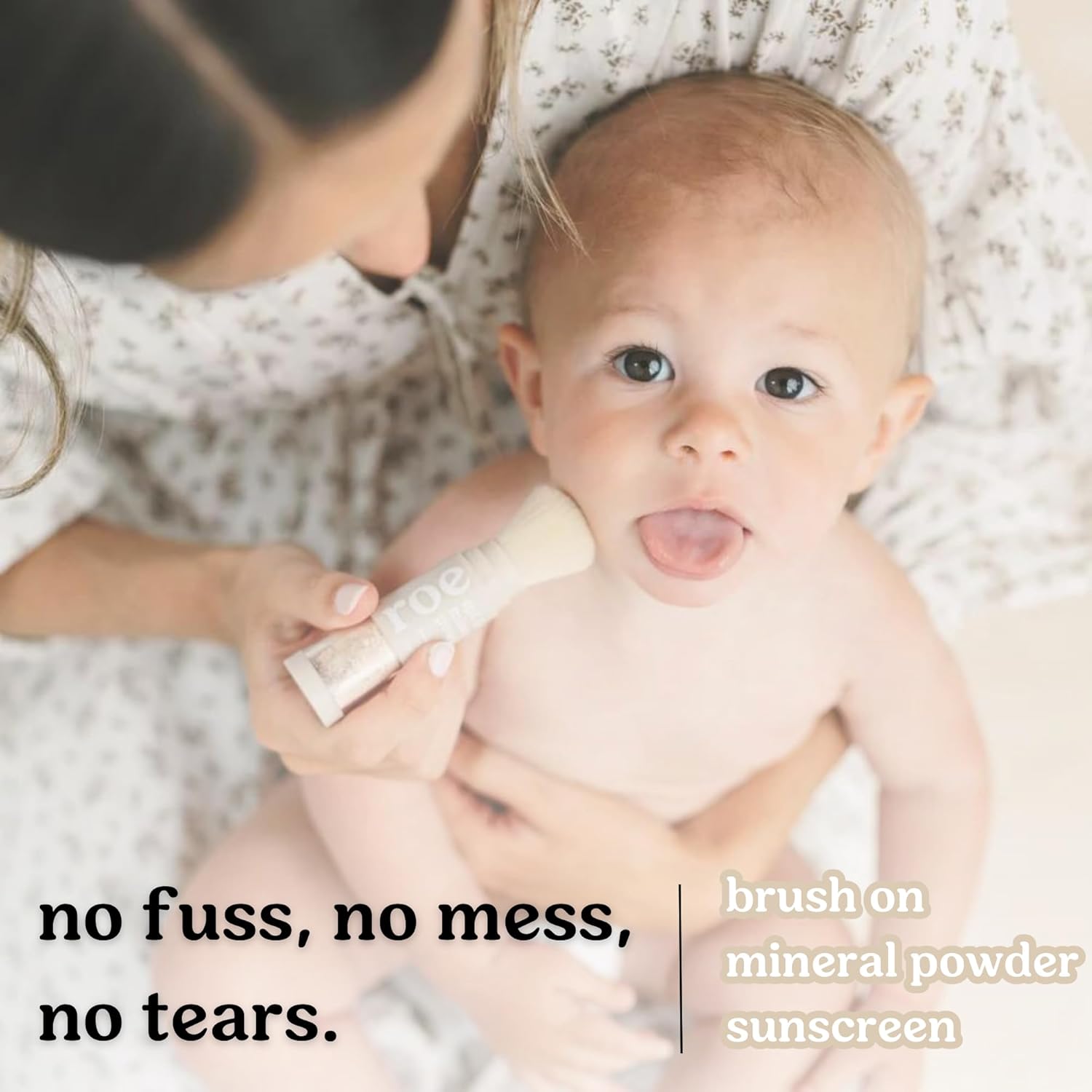 Roe Wellness- Kids SPF 50 Brush On Mineral Sunscreen Powder EWG, Reef-Friendly, Easy to Apply for Kids, Babies & Parents-Velvo Beauty