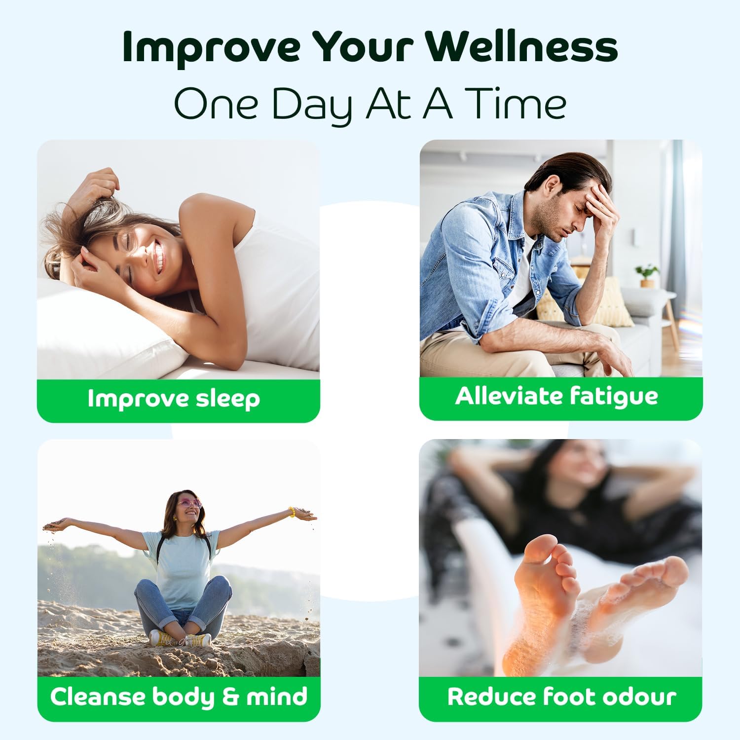 Bandoo Foot Pads | Original | Rana Pads | Premium Natural Bamboo Vinegar Foot Care Pads | Japanese Foot Pads | 30 Pads-Velvo Beauty