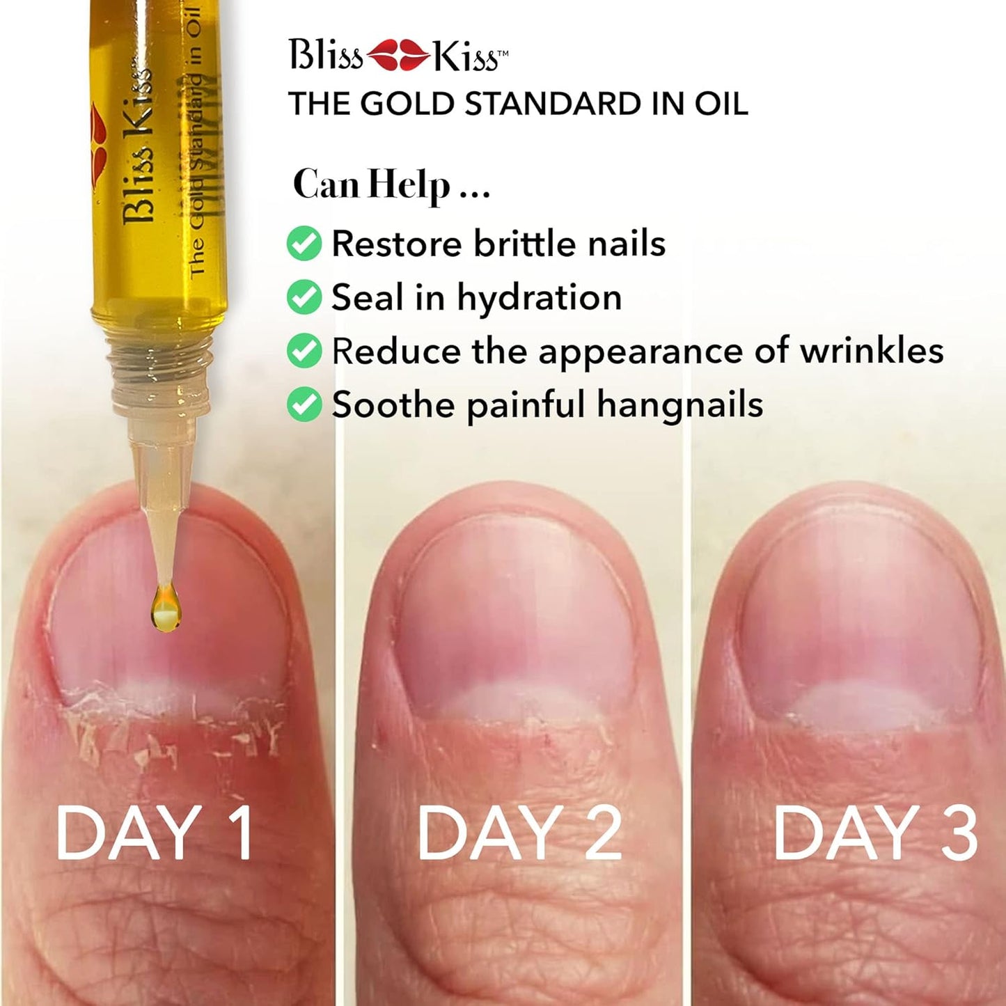 Bliss Kiss Refillable Cuticle Nail Oil Pen with Brush and Simply Pure Cuticle Oil for Nails 15 ml Bottle Bundle - Fragrance Free-Velvo Beauty