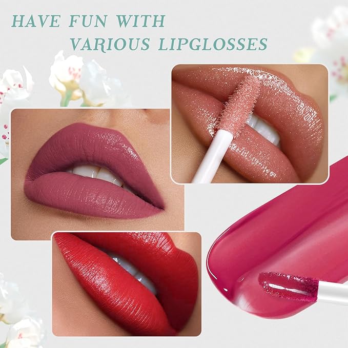 Color Nymph Beginner Makeup Kits Gift for Teens, Makeup Palettes with Reusable Handbag Includes 36 Colors Eyeshadow Blushes Bronzer Highlighter 4 Colors Lipgloss, Lip Oil Brushes Mint Green-Velvo Beauty