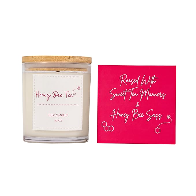 Honey Bee Tea™ Gift Set | Gifts for Women | 7 Piece Set | Hand Picked Beautifully Packaged | Luxury Spa Gift Featuring Naples Soap Company-Velvo Beauty