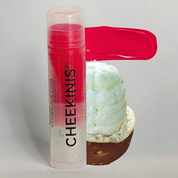 Cheekinis® Brazilian Cupuaçu Lip Balm (Ruby)-Velvo Beauty