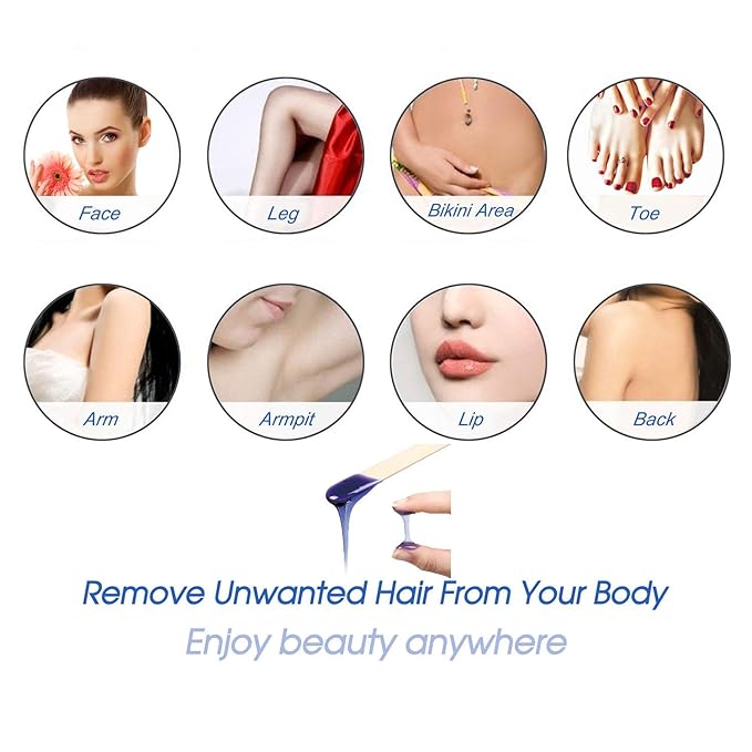 Hard Wax Beads for Hair Removal, Wax Beans for Sensitive Skin, 10 Oz/bag (Lavander), Ideal for Brazilian Waxing, Pearl Wax for Eyebrow, Bikini, Legs At Home-Velvo Beauty